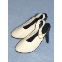 lShoe - Sophisticated High Heel - 3 5_8" Light Cream