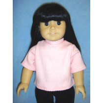 T-Shirt for 18" Doll - Light Pink