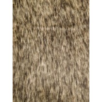 Tan Racoon Fur Fabric - 1 Yd