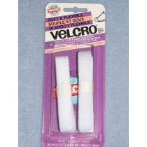 Velcro - 5_8" Soft & Flexible White 30