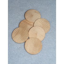 Wood - Disk - 1 1_2" Pkg_6