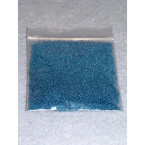 |1-1.25mm Blue Glass Beads - 2 oz.