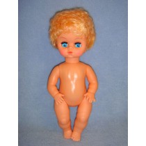 |10" Vinyl Doll w_Blond Hair