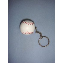 |1 1_2" Baseball Keychain