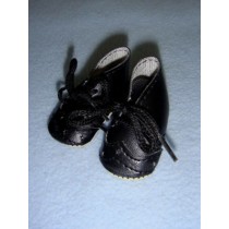Shoe - Toddler Tie - 2" Black