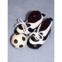 3" Soccer Shoes, Socks, & Ball-18"Doll