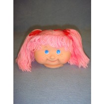 |4 1_2" Head - Teeter Tot Girl w_Pink Hair