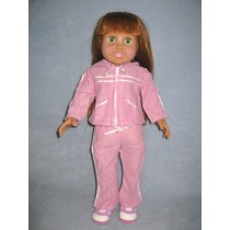 Athletic Suit & Shoes for 18" Doll