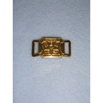 Buckle - Gold Rectangle w_Star