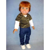Camo T-Shirt & Jeans for 18" Doll