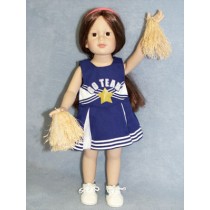 |Cheerleader Outfit & Pom-Poms