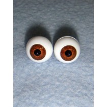 Doll Eye - German Crystal Acrylic - 10mm Brown