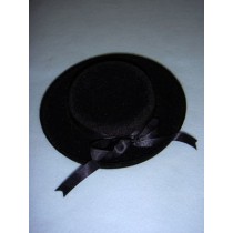 |Hat - Classic Flocked - 6" Black