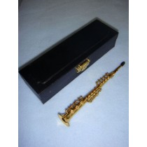 |Instrument - Soprano Saxaphone - 5 1_2" Brass