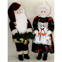 |Pattern - 34" Santa & Mrs. Santa