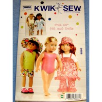 |Play Clothes Pattern for 18" Dolls