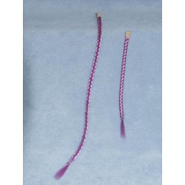 |Purple Braid Clip-In - 2 pc set