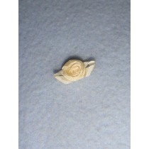 Ribbon Rose - 10mm Ivory_Ivory Silk (Pkg_6)