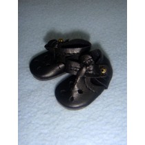 |Shoe - Ankle Strap w_Cutouts - 2 1_2" Black