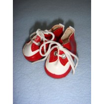 Shoe - Boys Tie - 2 3_8" Red_White