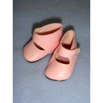 Shoe - Button Strap - 1 1_2" Pink