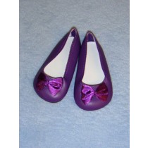 Shoe - Fancy Slip-On - 3 7_8" Dark Purple