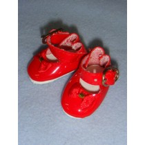 Shoe - Mary Jane - 1 3_4" Red