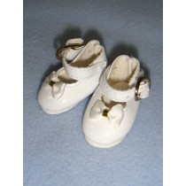 Shoe - Mary Jane - 1 3_4" White