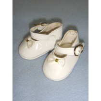 Shoe - Mary Jane - 2 1_8" White