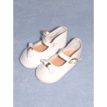 Shoe - Mary Jane - 2 5_8" White