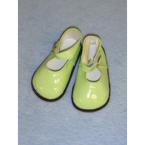 Shoe - Mary Jane - 4" Light Green Patent