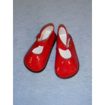 Shoe - Mary Jane - 4" Red Patent
