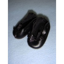 Shoe - Slip-On w_Ribbon - 2 3_8" Black