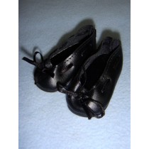 Shoe - Slip-On w_Ribbon - 3 1_2" Black