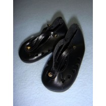 Shoe - V-Strap w_Cutouts - 3 1_4" Black