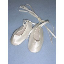 |Slipper - Ballet - 3" White