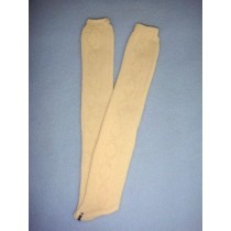 |Stocking - Long Design - 15-18" Ivory (2)