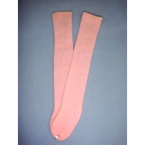 Stocking - Long Design - 15-18" Pink (2)