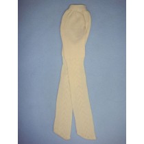 Tights - Patterned - 11-15" Ivory (0)