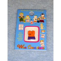 WC Child Outfit-Orange Top w_Flowers & Purple Pants