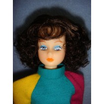 |Wig - Barbie - 4" Dark Brown