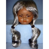 |Wig - Indian Brave - 16-17" Silver