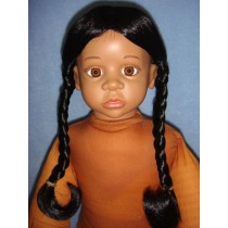 Wig - Indian Princess - 6-7" Black
