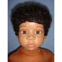 Wig - Short Afro - 12-13" Brown_Black