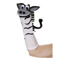 Zebra Sock Friends Puppet Kit