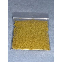 .75 - 1mm Gold Glass Beads - 2 oz.