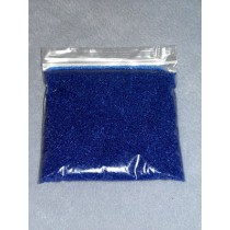 .75 - 1mm Navy Blue Glass Beads - 2 oz.