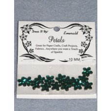 10mm Petals - Emerald