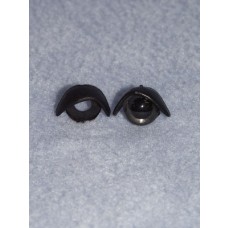 12mm Black Eyelids -pair Pkg_5