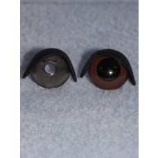 20mm Black Eyelids -pair Pkg_25